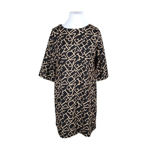 Unisex Paprika - Tricot dress, size 44 - Black (1)