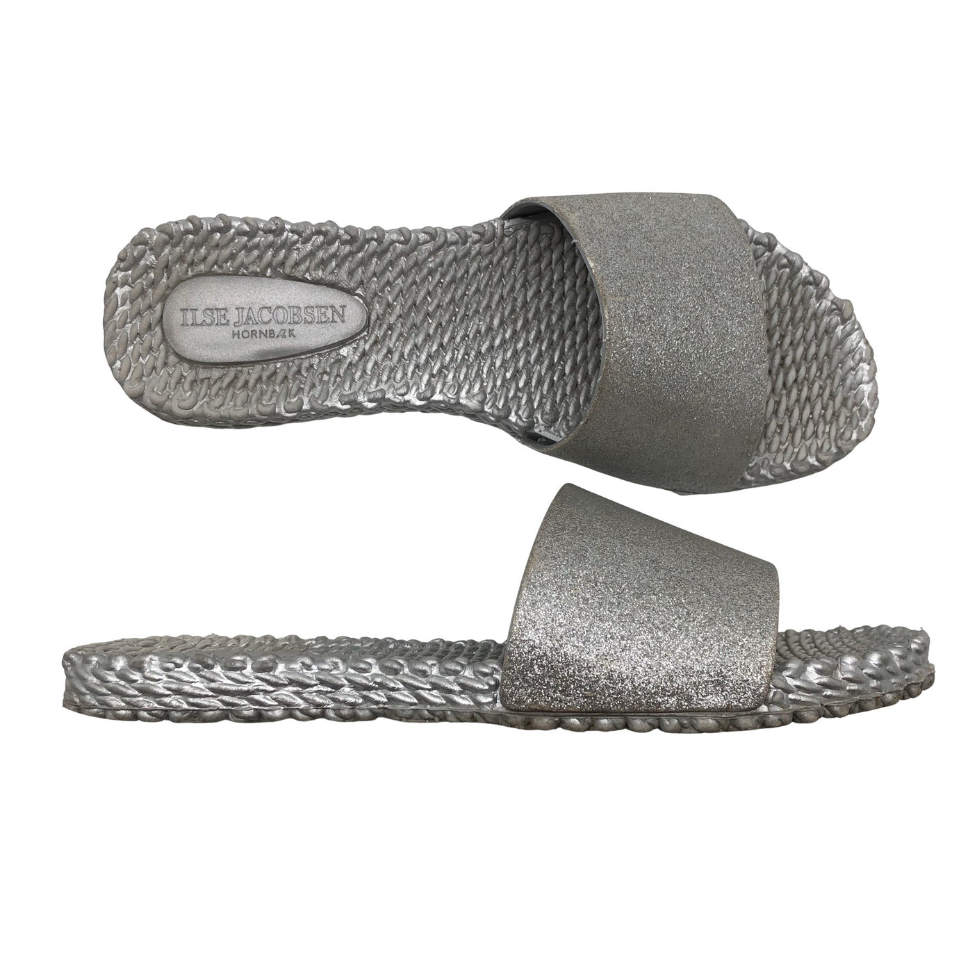 Unisex Ilse Jacobsen - Beach sandals, size 38 - Silver (1)