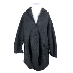 Unisex Handmade - Wool coat, size 50 - Gray (1)