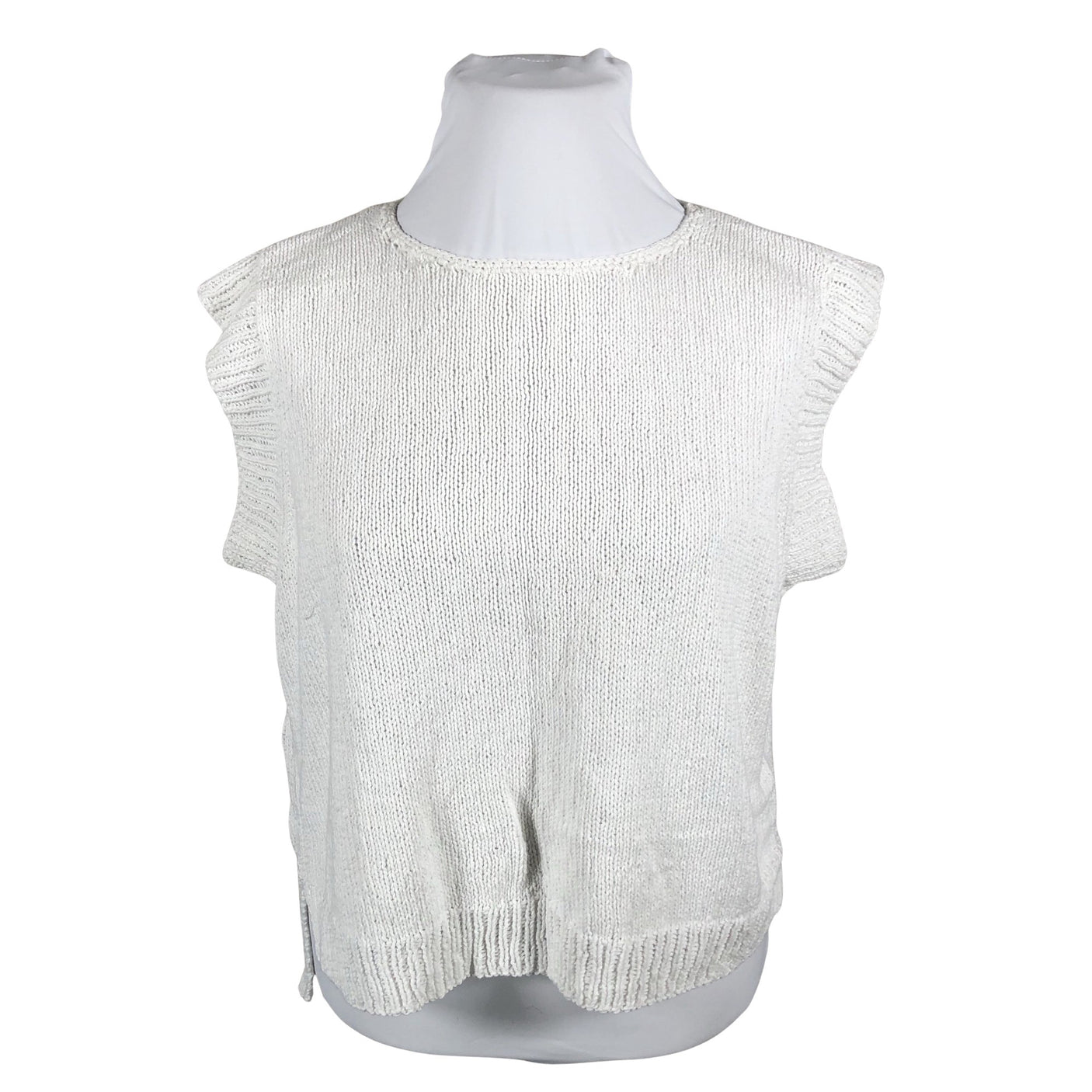 Unisex Handmade - Knit vest, size 50 - White (1)
