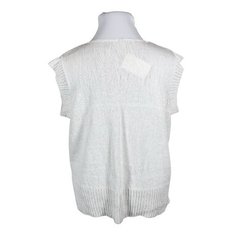 Unisex Handmade - Knit vest, size 50 - White (2)
