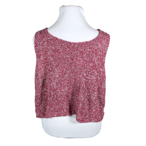 Unisex Handmade - Knit vest, size 46 - Pink (2)