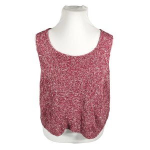 Unisex Handmade - Knit vest, size 46 - Pink (1)