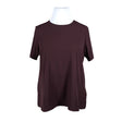 Unisex Q Sportwear - Sports shirt, short sleeve, size 42 - Wine red ()