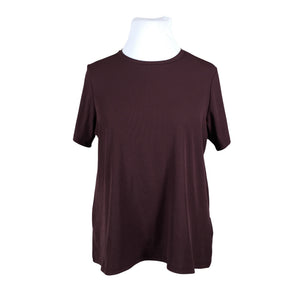 Unisex Q Sportwear - Sports shirt, short sleeve, size 42 - Wine red (1)
