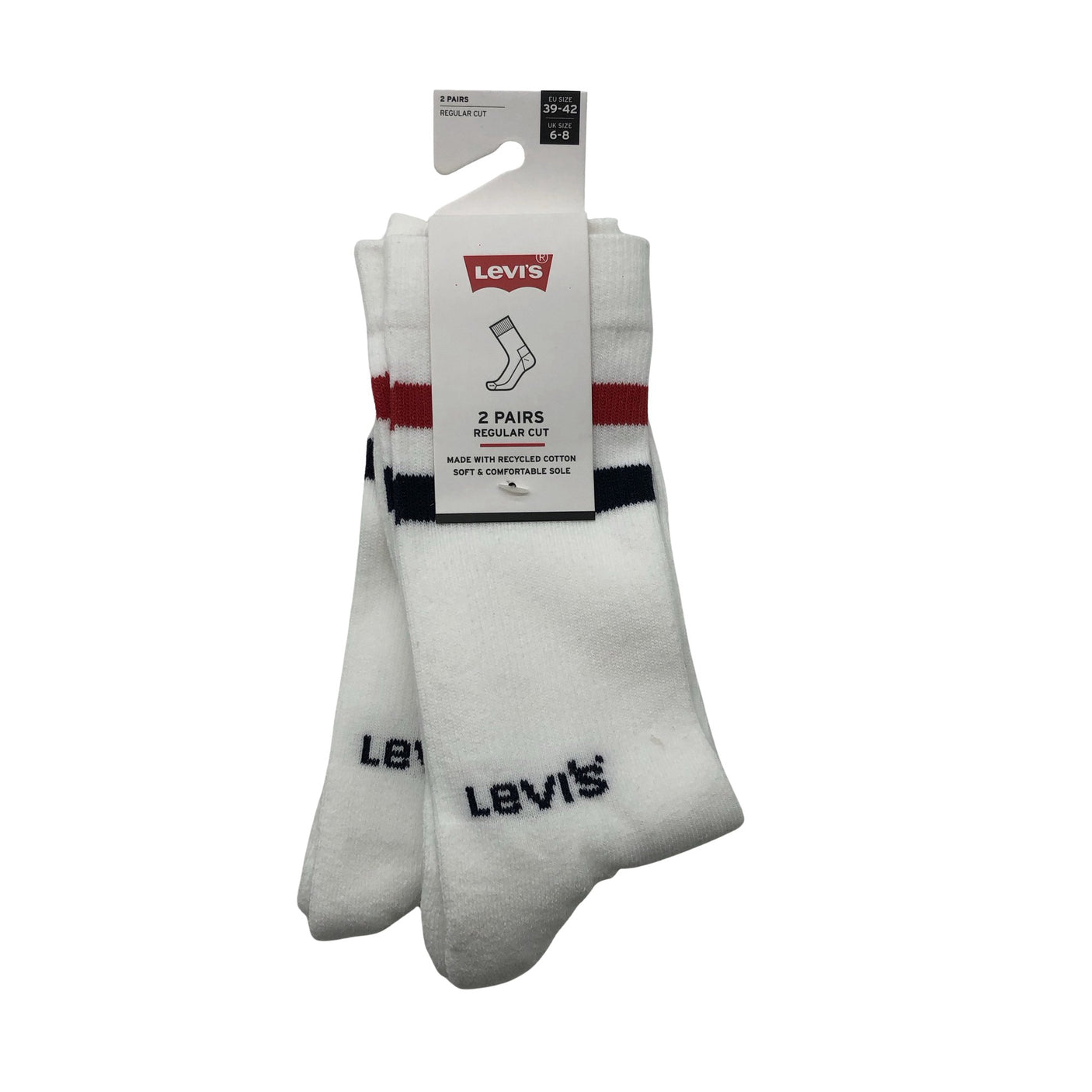 Unisex Levi's - Socks, size 39 - White (1)