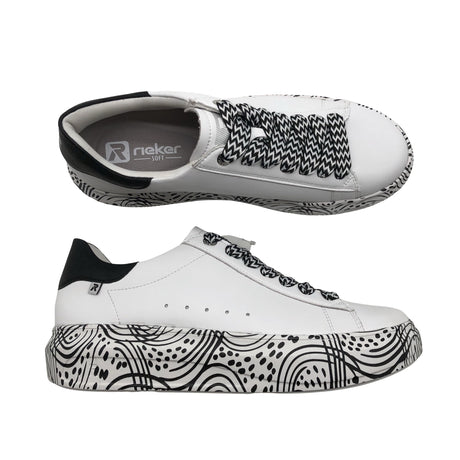 Unisex Rieker - Casual sneakers, size 40 - White ()