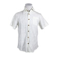 Unisex Bypias - Collared shirt, size M - White ()
