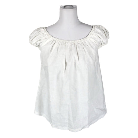Unisex Bypias - Short-sleeved blouse, size 36 - White ()