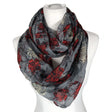 Unisex Lasessor - Circle scarf, size Maxi - Gray ()