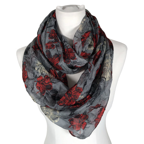 Unisex Lasessor - Circle scarf, size Maxi - Gray ()