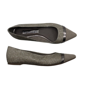 Unisex Tamaris - Festive ballerinas, size 37 - Gold (1)