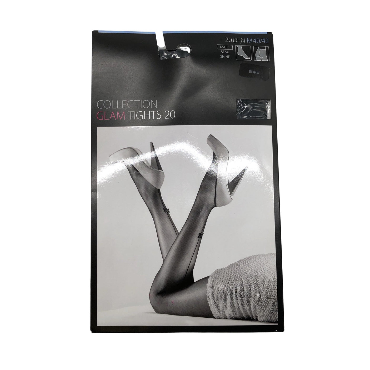 Unisex Lindex - Stockings, thin, size 40 - Black (1)