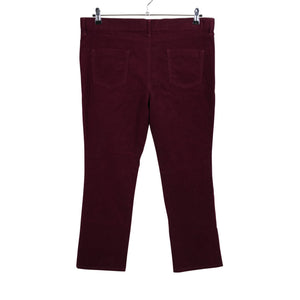 Unisex Marks&Spencer - Velvet pants, size 44 - Wine red (2)