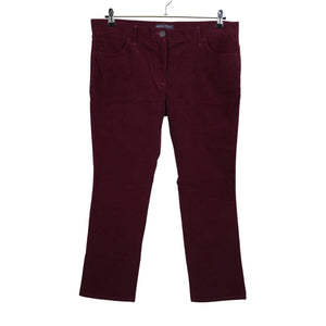 Unisex Marks&Spencer - Velvet pants, size 44 - Wine red (1)