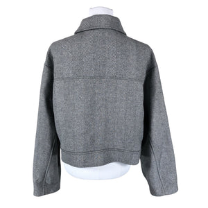 Unisex Lindex - Wool coat, size 40 - Gray (2)