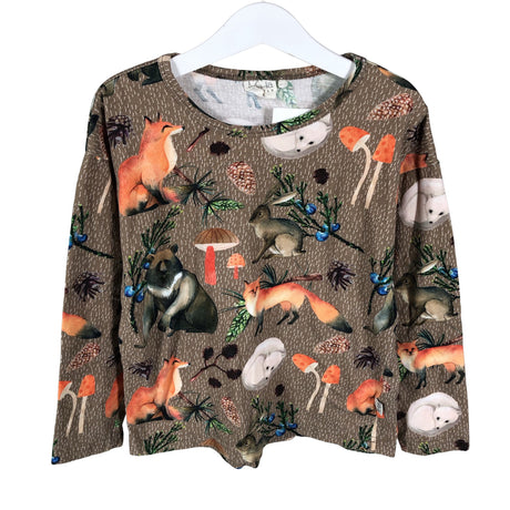 Unisex Ma-ia Family - Tricot shirt, size 116 - 122 - Brown ()