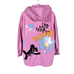 Unisex Next - Hoodie, size 128 - 134 - Light pink (2)