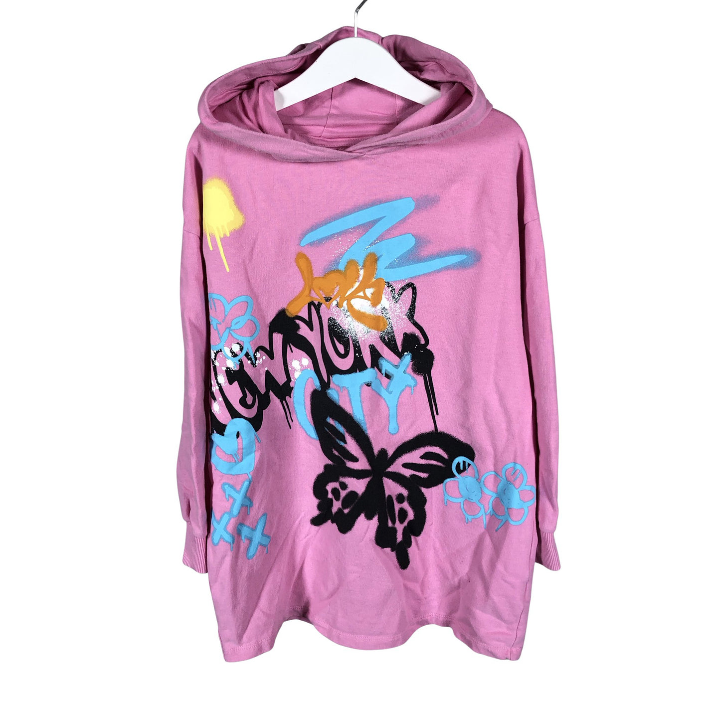 Unisex Next - Hoodie, size 128 - 134 - Light pink (1)