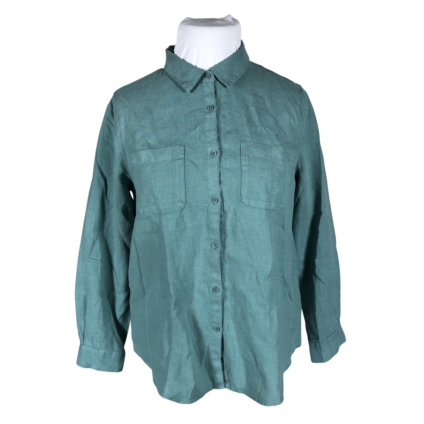 Unisex Seasalt Cornwall - Collared shirt, size 42 - Green (1)