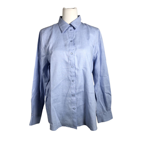 Unisex Essentials by Stockmann - Collared shirt, size 40 - Blue ()