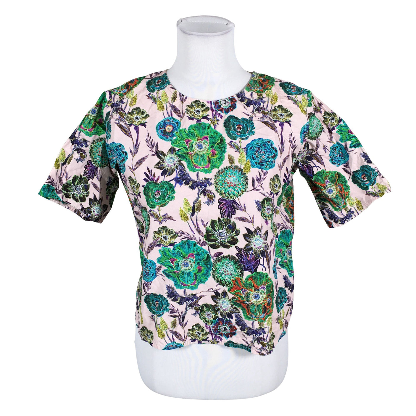 Unisex Vimma - Short-sleeved blouse, size 36 - Light pink (1)