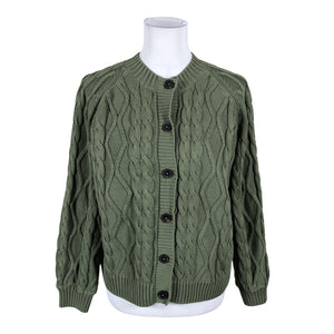 Unisex Your Face - Cardigan, size 38 - Green (1)