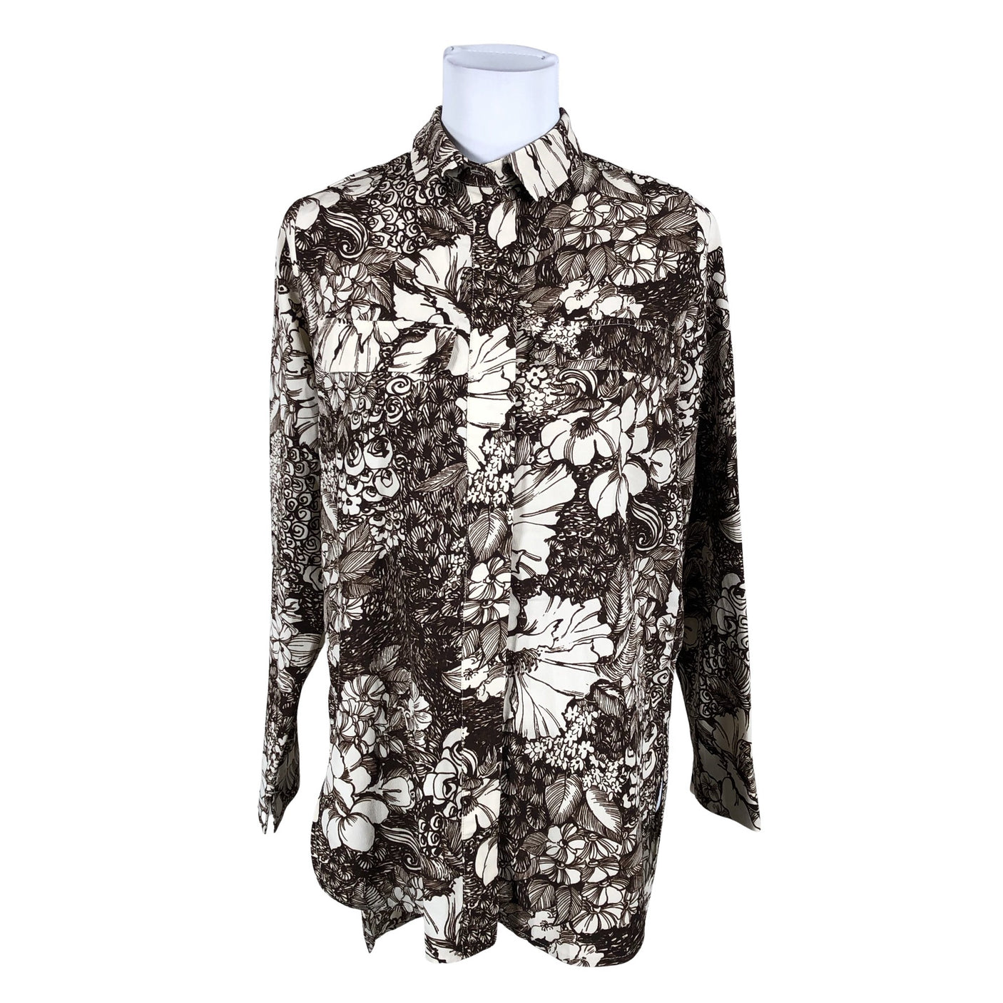 Unisex Selected - Schiffon tunic, size 38 - Beige (1)