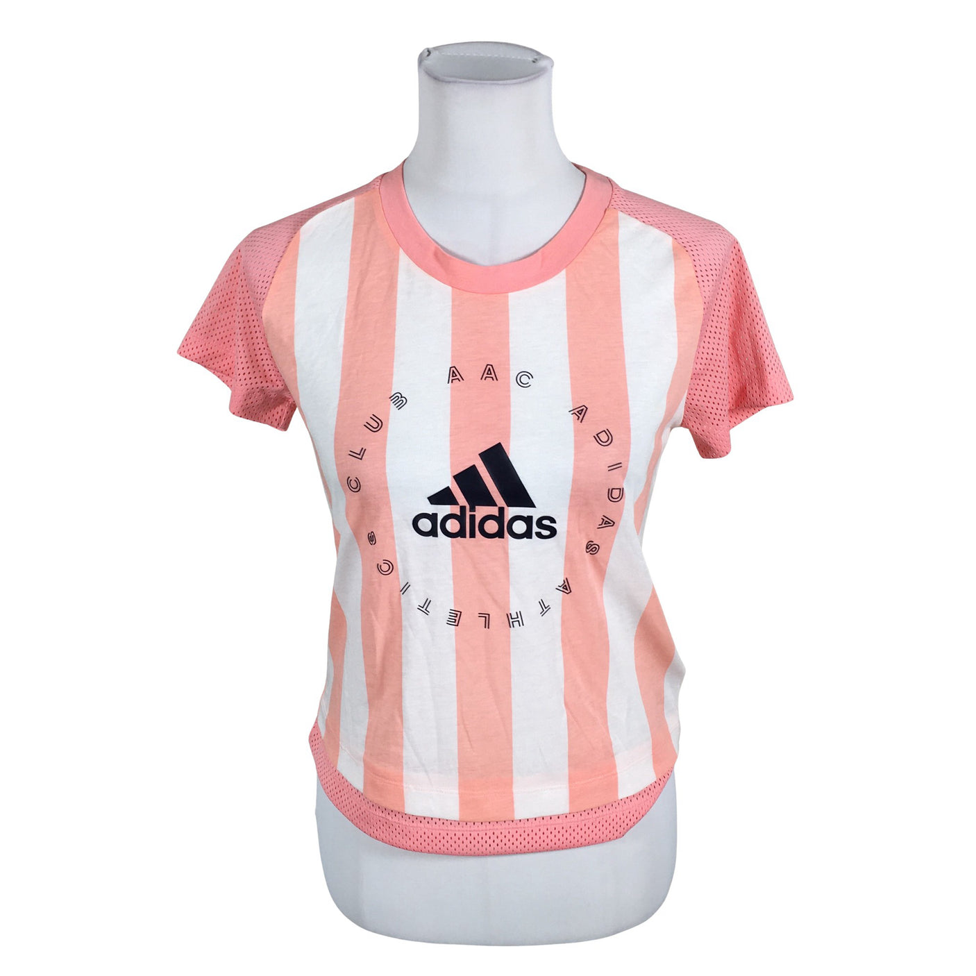 Unisex Adidas - Sports shirt, short sleeve, size 36 - Light pink (1)