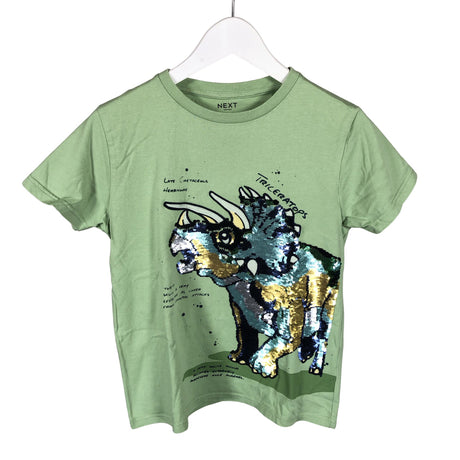 Unisex Next - T-shirt, size 140 - 146 - Green ()