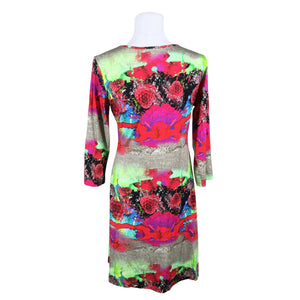 Unisex Tazzia - Tricot dress, size 40 - Red (2)