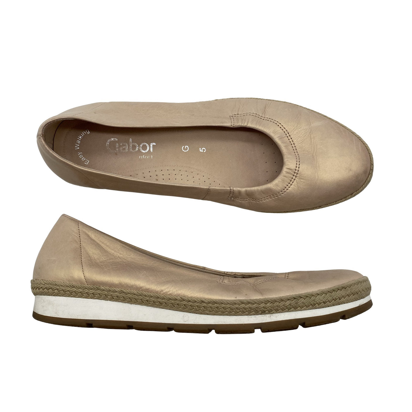 Unisex Gabor - Ballerinas, size 38 - Beige (1)