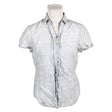 Unisex Marc O'Polo - Short-sleeved blouse, size 38 - Light blue ()
