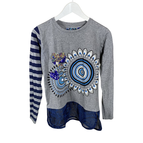 Unisex Desigual - Tricot shirt, size 158 - 164 - Gray ()