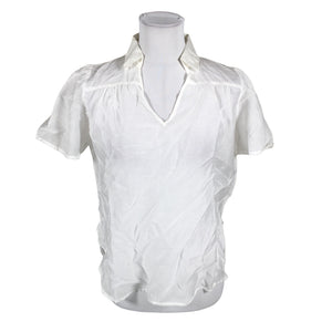 Unisex EDC by Esprit - Short-sleeved blouse, size 34 - White (1)