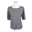 Unisex Ann Taylor - Short-sleeved blouse, size 36 - Blue ()