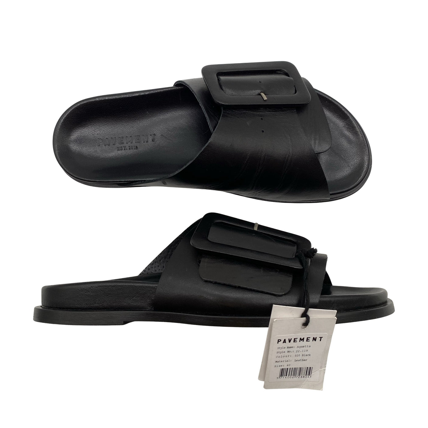 Unisex Pavement - Sandals, size 40 - Black (1)