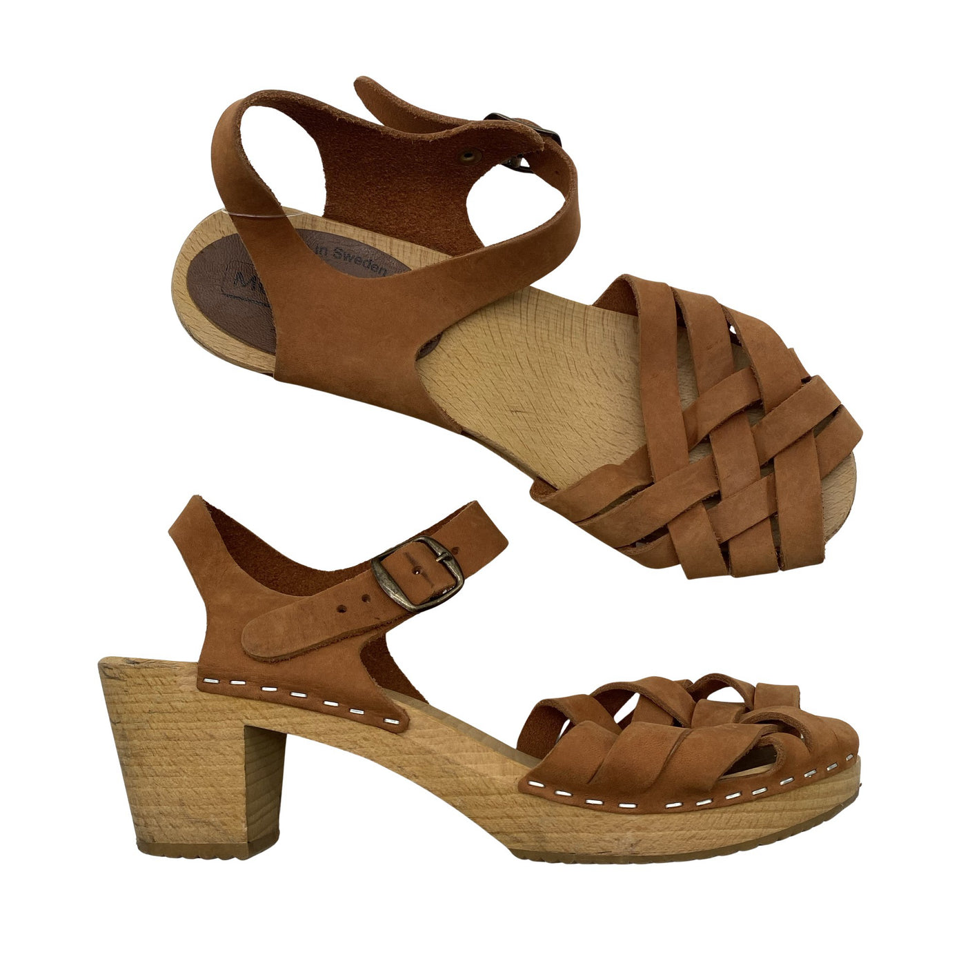 Unisex Moheda - Heeled sandals, size 39 - Brown (1)