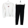 Unisex Lindex - Tricot shirt, size 122 - 128 - White ()