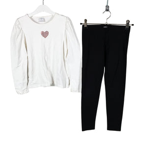 Unisex Lindex - Tricot shirt, size 122 - 128 - White (1)