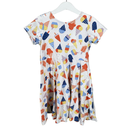 Unisex Polarn O. Pyret - Tricot dress, size 116 - 122 - White ()