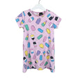 Unisex Villervalla - Tricot dress, size 110 - 116 - Light pink ()