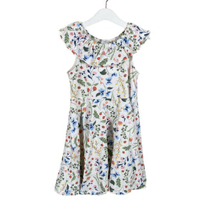 Unisex Polarn O. Pyret - Tricot dress, size 116 - 122 - White (1)
