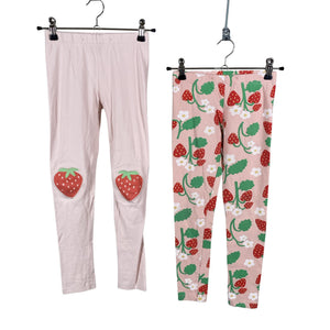 Unisex Lindex - Tricot pants, size 116 - 122 - Light pink (1)