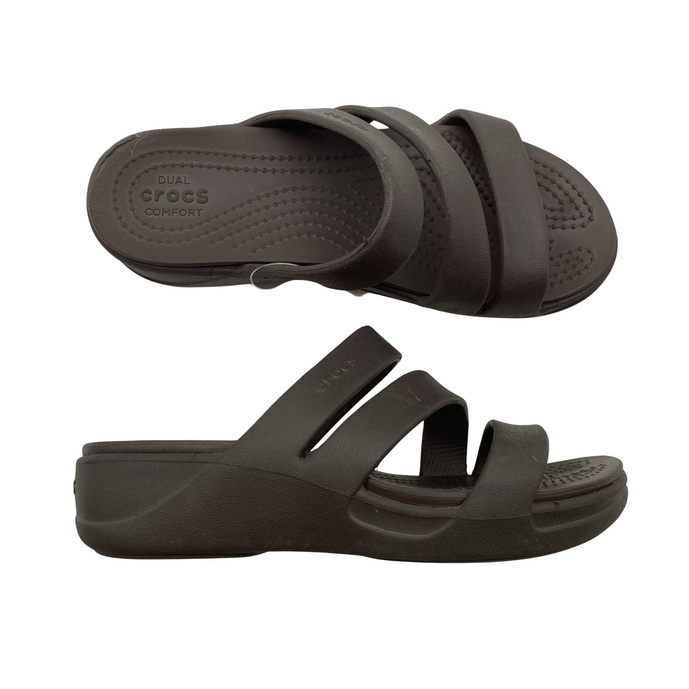 Unisex Crocs - Sandals, size 35 - Brown (1)