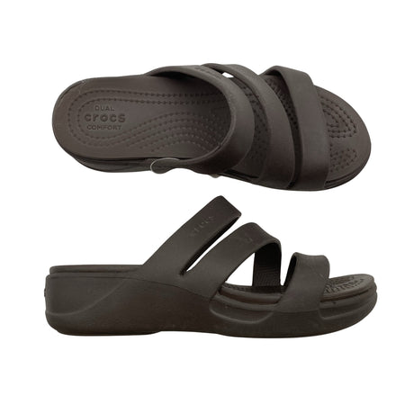 Unisex Crocs - Sandals, size 35 - Brown ()