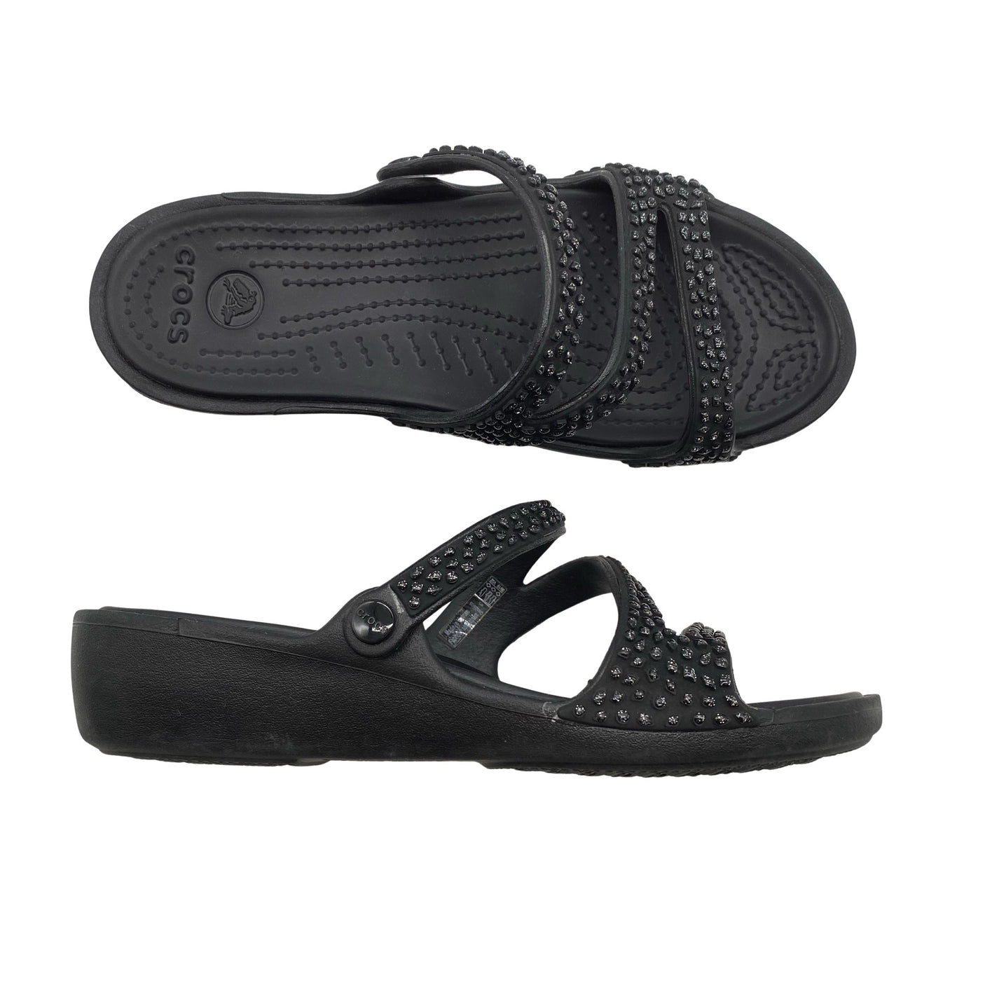 Unisex Crocs - Sandals, size 35 - Black (1)
