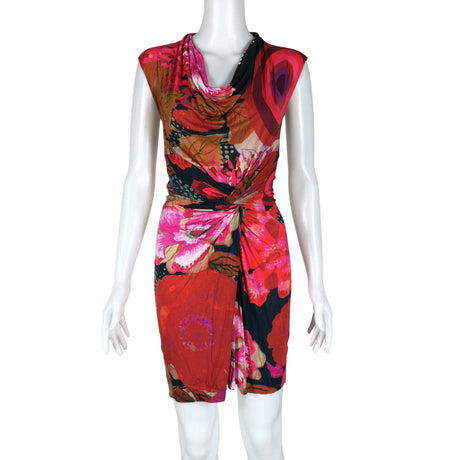 Unisex Desigual - Tricot dress, size 34 - Red (2)