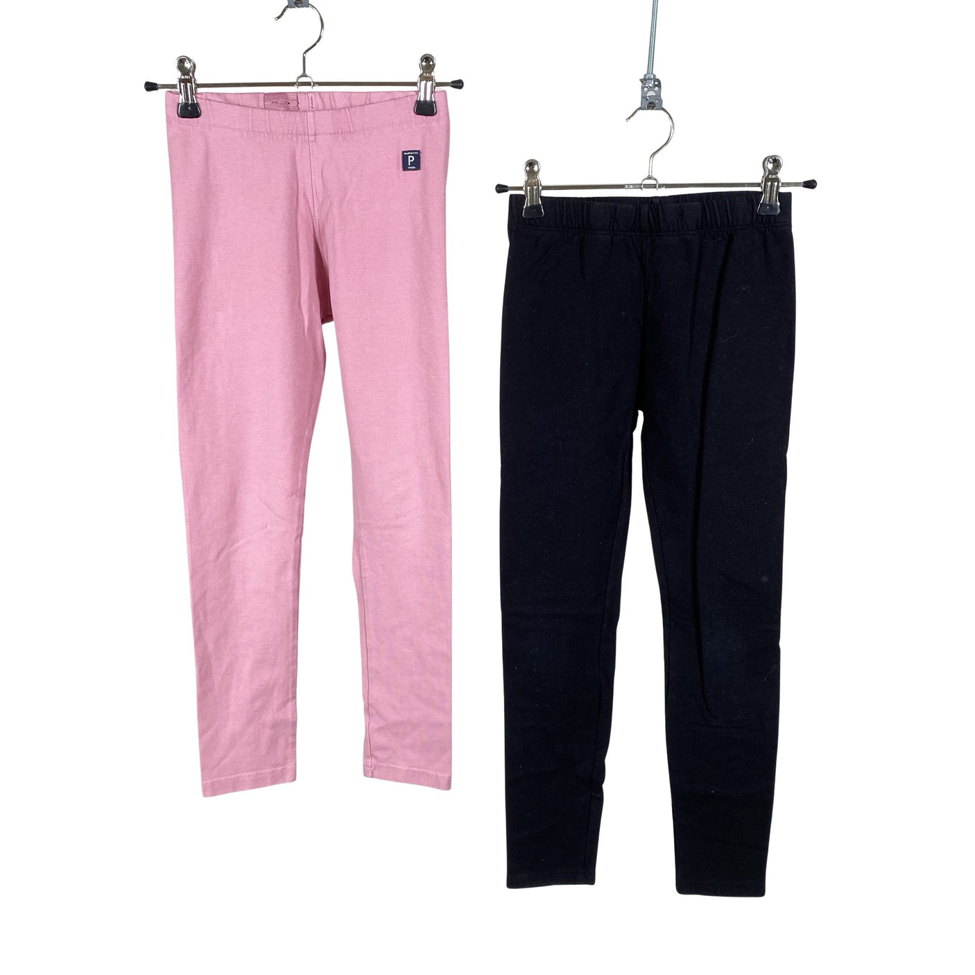Unisex Polarn O. Pyret - Tricot pants, size 128 - 134 - Light pink (1)
