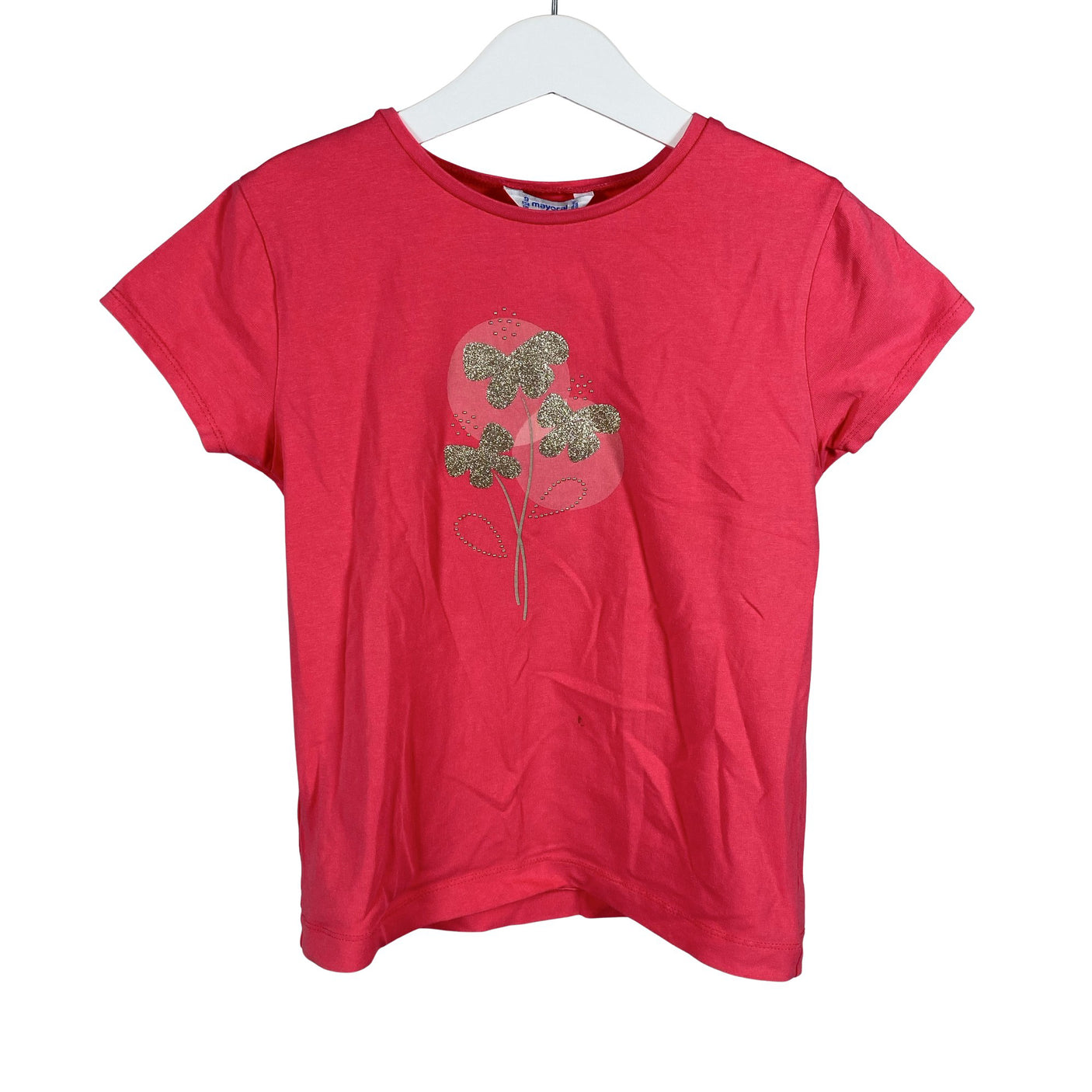 Unisex Mayoral - T-shirt, size 128 - 134 - Pink (1)